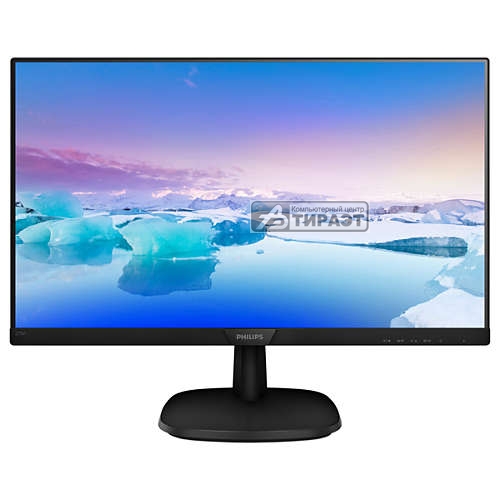 Монитор 27' Philips 273V7QJAB/00 (IPS,FHD,5мс,10м:1,DP/HDMI/SUB,250кд/м,SPK) black купить по самой низкой цене