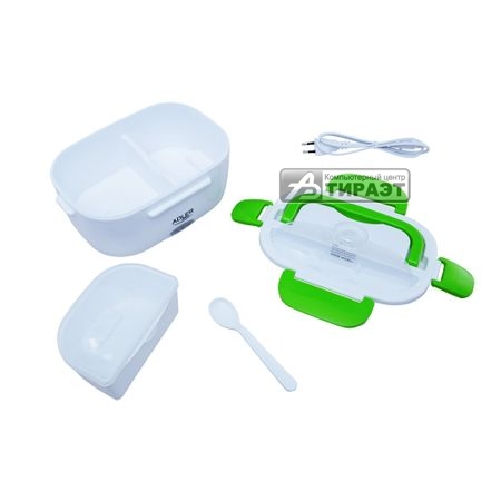 Koнтeйнep подогреваемый для пищи ADLER (AD 4474) 1.1л,white/green купить по самой низкой цене