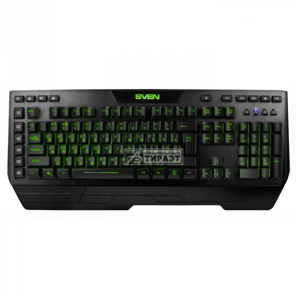 Клавиатура SVEN KB-G9600 USB,black,програм.клавиши,подсветка,120кл. купить по самой низкой цене