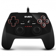 Джойстик (GamePad) SVEN GC-250,USB,11кнопок,4оси/8поз.,виброотдача,blk купить по самой низкой цене