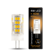 Лампа светодиодная GAUSS 2700k, 4Вт,400лм,G4 (107307104) купить по самой низкой цене