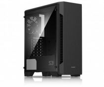 Корпус MidiTower ATX Zalman S3 Black, без бп, Fan 120mm купить по самой низкой цене