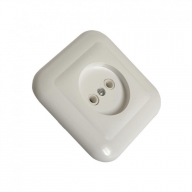 Розетка электрическая внутренняя РС16-039 (пластик) (БелТИЗ) купить по самой низкой цене