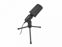 Микрофон NATEC ASP (NMI-1236) black, 100-16000Hz, Jack 3.5mm, tripod купить по самой низкой цене