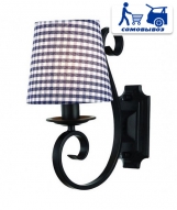 Бра BENETTI Classic Riccioli (CLS-008-8087-01/C) max 1*40Вт, E14, IP20, Black, плафон ткань, без выключателя купить по самой низкой цене