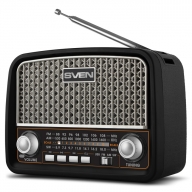 Радиоприемник SVEN SRP-555 Black (FM/AM/SW, USB/mSD/SD, 3Вт, 150-20000Гц, аккум/DC 6V) купить по самой низкой цене