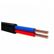 Кабель силовой (Молдавкабель) ВВГнг (А) - П 2х2,5 (ож) - 0,66   (1м.) плоский Кабель силовой (Молдавкабель) ВВГнг (А) - П 2х2,5 (ож) - 0,66   (1м.) плоский купить по самой низкой цене