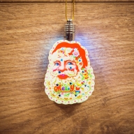 Фигурка подвесная 'Санта Клаус' (501-100) RGB 8*6см     REXAN купить по самой низкой цене