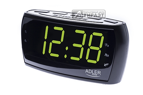 Часы настольные с радио ADLER AD-1121 (FM/AM, питание от сети, LED дисплей, будильник) купить по самой низкой цене