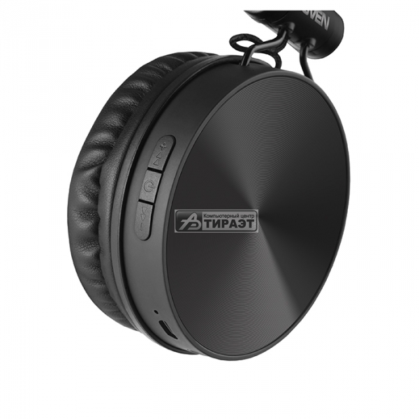 Наушники с микрофоном SVEN AP-B500MV black (Bluetooth v4.2, HSP/HFP/A2DP/AVRCP, 20-20000Гц, 3.5мм/3pin, 0.8м) купить по самой низкой цене