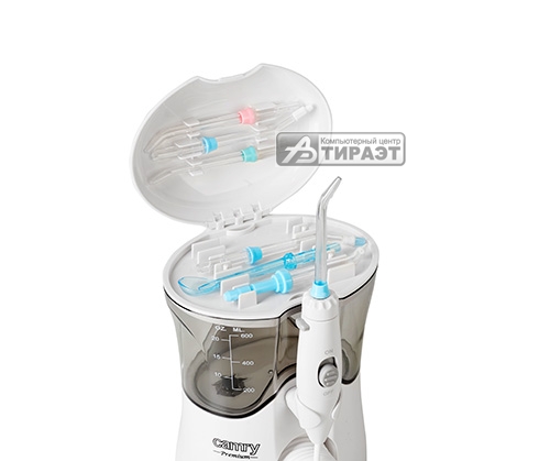 Ирригатор полости рта Camry CR 2172 (220В, 7 насадок, 10 настроек давления, 600мл.) купить по самой низкой цене