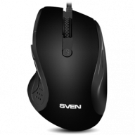 Мышь SVEN RX-113, USB, 5+1кн., 800/1200/1600/2000dpi, black Мышь SVEN RX-113, USB, 5+1кн., 800/1200/1600/2000dpi, black купить по самой низкой цене