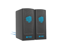 Акустика NATEC FURY SKYRAY BLACK 2.0 (NFU-1309) 2*2.5Вт, питание по USB, 130-18000Гц купить по самой низкой цене
