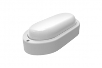 Светильник светодиодн. ЖКХ Gauss LITE (161418312) овал, 12W, 980lm, 6500K, 200-240V IP65, 160*90*46мм, белый купить по самой низкой цене