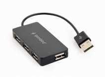 HUB  4PORT USB 2.0 UHB-U2P4-04  black купить по самой низкой цене