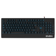 Клавиатура SVEN KB-G8300 игровая, USB, black, RGB подсветка с регулир. яркости и дышащим режимом купить по самой низкой цене