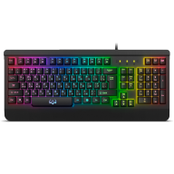 Клавиатура SVEN KB-G9450 игровая, USB, black, RGB подсветка с рег. яркости и дышащим режимом, метал. корпус купить по самой низкой цене