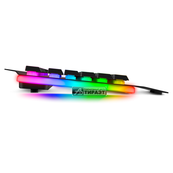 Клавиатура SVEN KB-G9450 игровая, USB, black, RGB подсветка с рег. яркости и дышащим режимом, метал. корпус купить по самой низкой цене