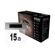Номер дома на солнечной батарее GAUSS LED Solar, 6500K (GS091) купить по самой низкой цене
