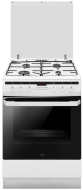 Плита газовая Amica 6118GES2.33HZpTaDN(W) 4конф, эмаль, эл.духовка 77л, белая, газ-контроль, эл.поджиг купить по самой низкой цене