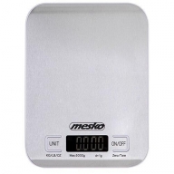 Весы кухонные Mesko MS 3169w (электрон, до 5/0.001кг., чаша и платформа из нержав.стали) купить по самой низкой цене