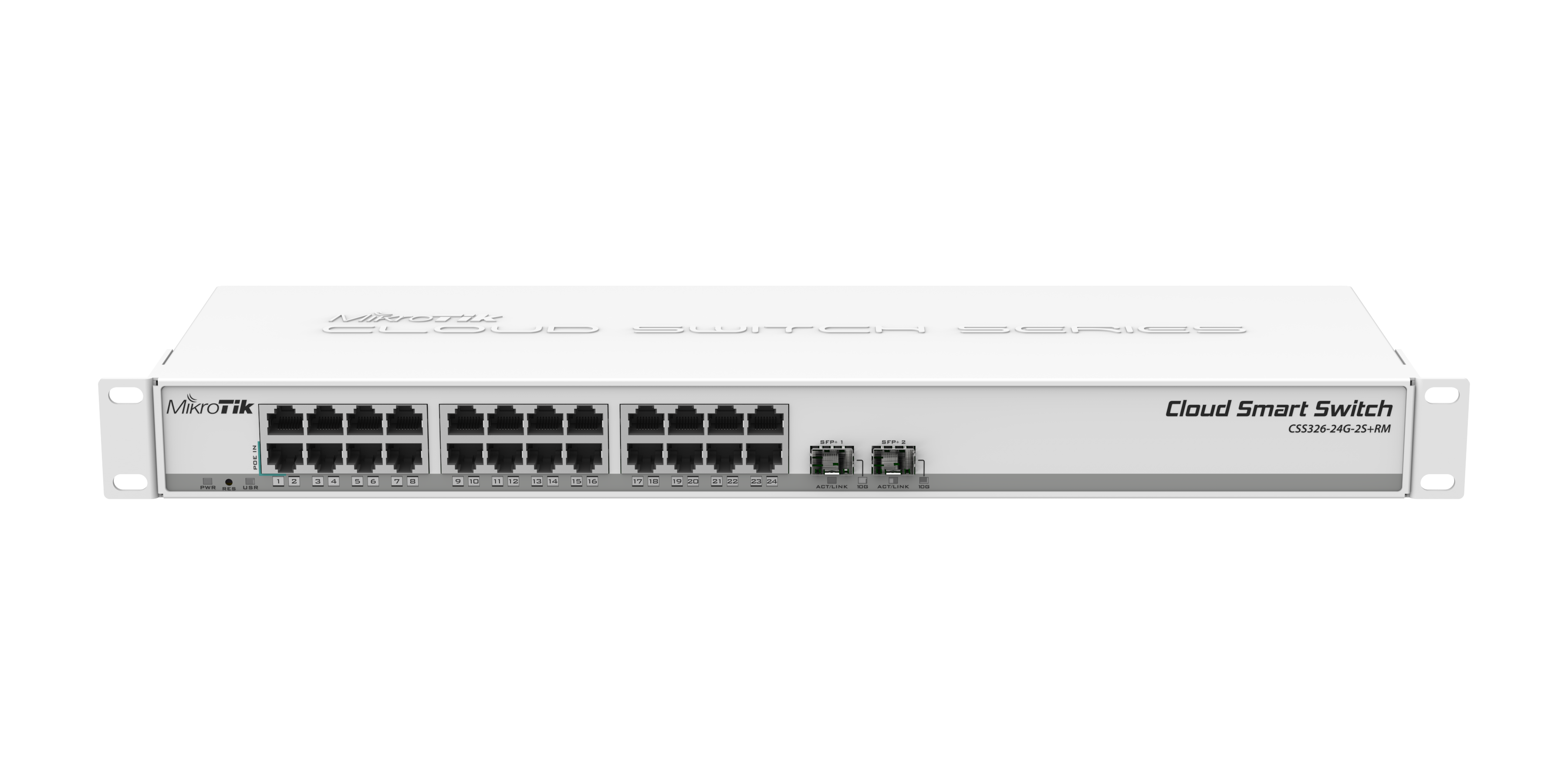 Коммутатор (Switch) Mikrotik (CSS326-24G-2S+RM) 24p*GLan, 2p*SFP+, 1U купить по самой низкой цене