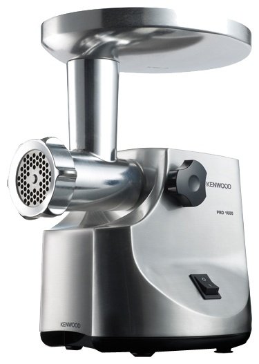 Мясорубка Kenwood MG510 (2кг/мин, 450/1600Вт, реверс, 2 скор, 3 насадки для домашних колбас, 3 диска) купить по самой низкой цене