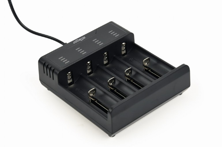 Зарядное устройство (BC-USB-02) для Ni-MH/Ni-CD/Li-Ion на 4 ак. AA/AAA, USB выход 5V 2A, вход 5V,9V,12V mUSB купить по самой низкой цене