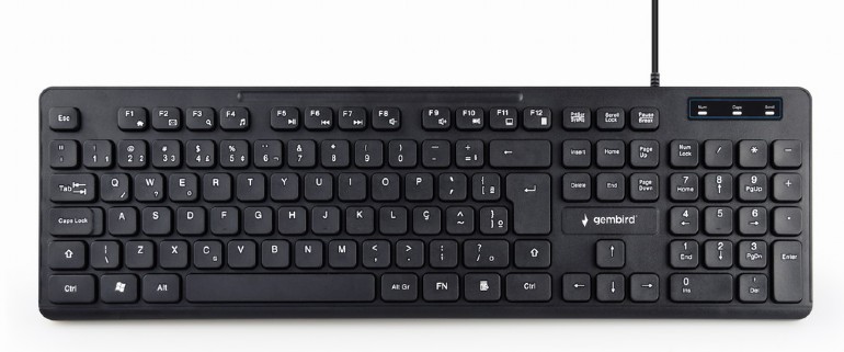 Клавиатура KB-MCH-04-RU, USB, 104кл., black, Windows7/8/10 купить по самой низкой цене