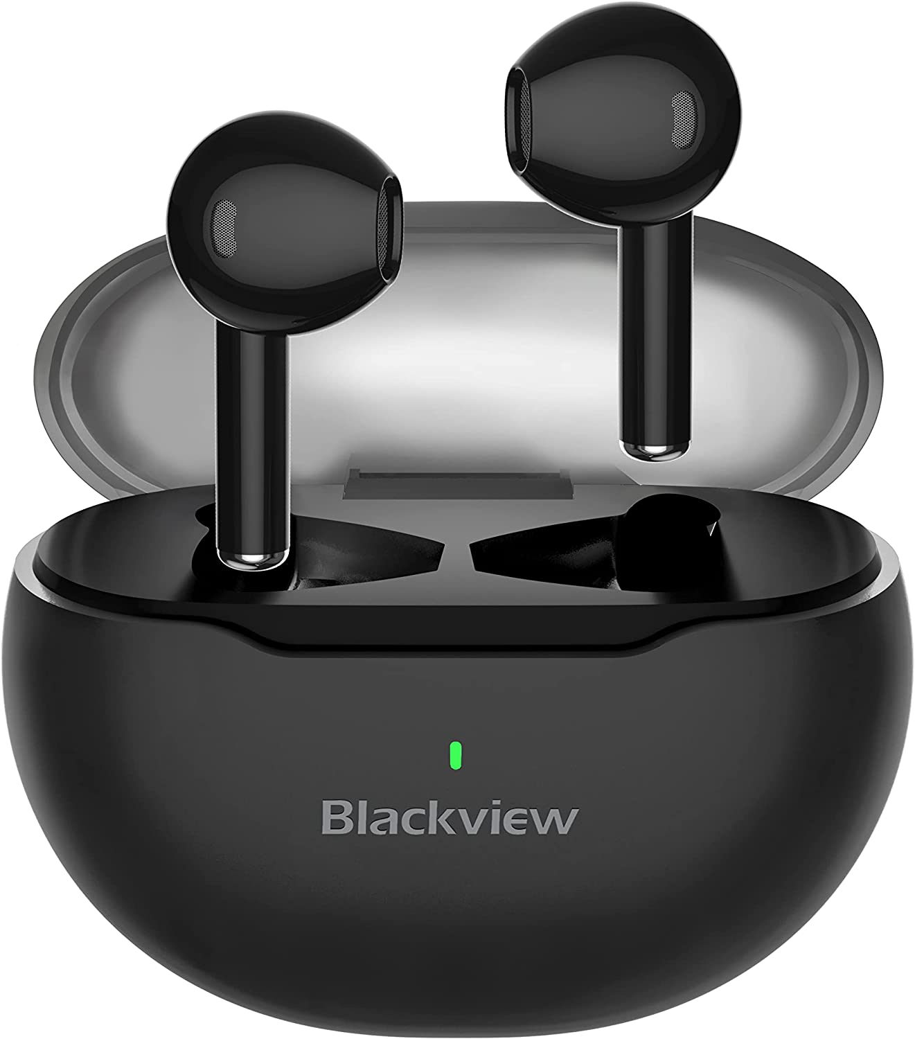 Наушники (вкладыши) с микрофон. Blackview AirBuds 6, Bluetooth 5.3, TWS  (black), IPX7, кодеки SBC/AAC, кейс 77491 - Наушники купить в магазине  Тираэт в Тирасполе, Бендерах, Рыбнице, Дубоссарах