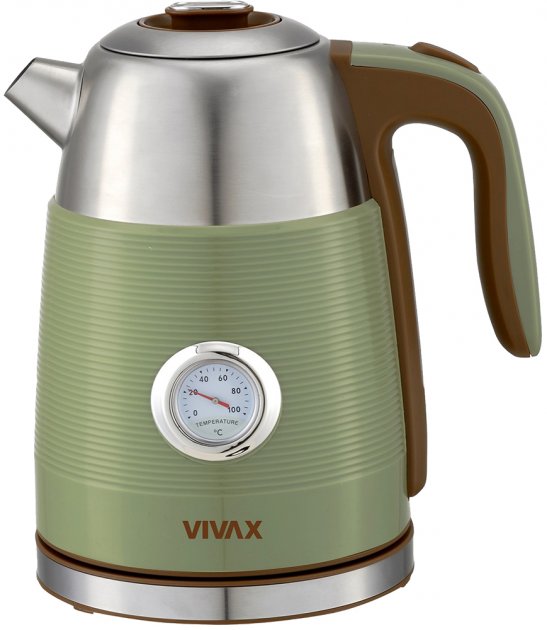 Электрочайник VIVAX WH-170RS (1.7 л, 2200Вт, пластик) green     0001238513 купить по самой низкой цене