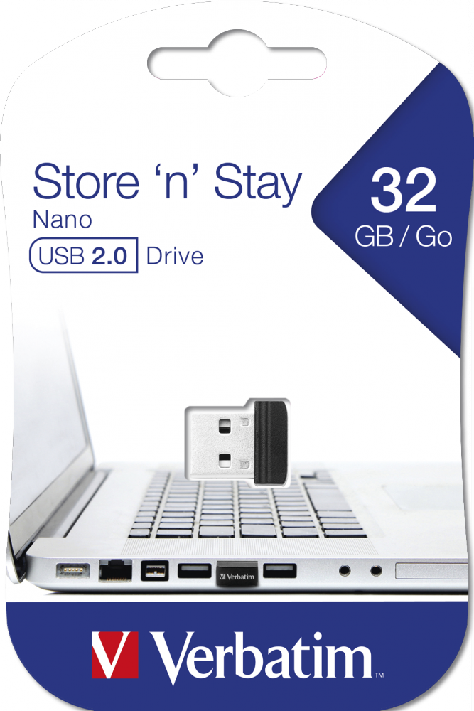 FLASH CARD 32GB Verbatim Store 'n' Stay NANO USB          (арт.98130) купить по самой низкой цене