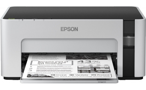 Принтер Epson M1100 (Фабрика Печати, A4, ч/б струйн, USB, 32 стр/мин, 1440x720dpi/3pl)  C11CG95405 купить по самой низкой цене