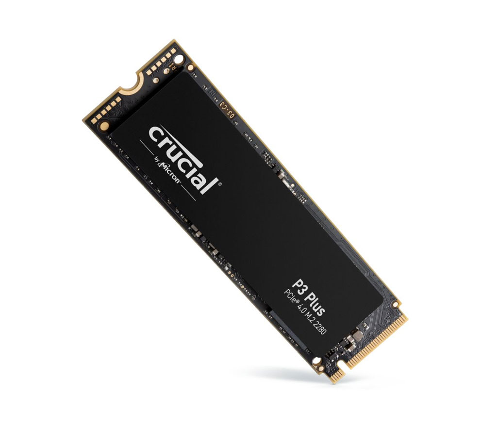 SSD 500Гб, M.2, 2280/PCI-E 4.0 4x, NVMe, Crucial P3 PLUS (CT500P3PSSD8)  NAND 3D, R/W 4700/1900МБ/с, TBW 110 80209 - Накопители SSD купить в  магазине Тираэт в Тирасполе, Бендерах, Рыбнице, Дубоссарах