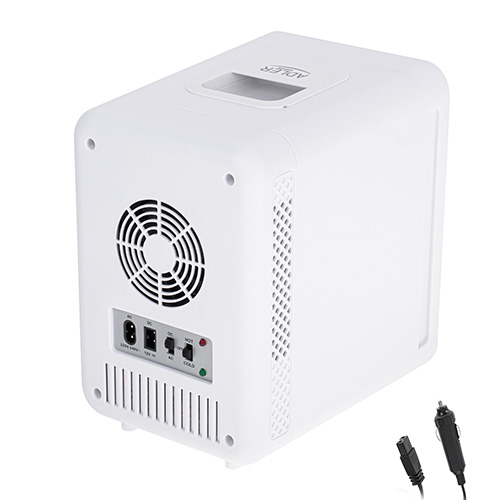 Холодильник мини Adler AD 8085 (4л., охлаждение/нагрев, питание 220В/12В, нагрев 38Вт, охлаждние 42Вт) WHITE купить по самой низкой цене