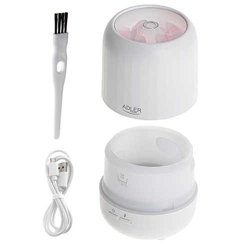 Ароматизатор воздуха ультразвуковой Adler AD 7968 (100мл, 18мл/ч, до 25кв.м, настольный, USB) купить по самой низкой цене