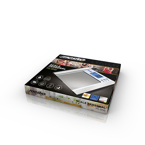 Весы напольные Mesko MS 8146 (электронные, стекло, 180/0.1кг, измерения мышечной массы,уровня жира и воды) купить по самой низкой цене