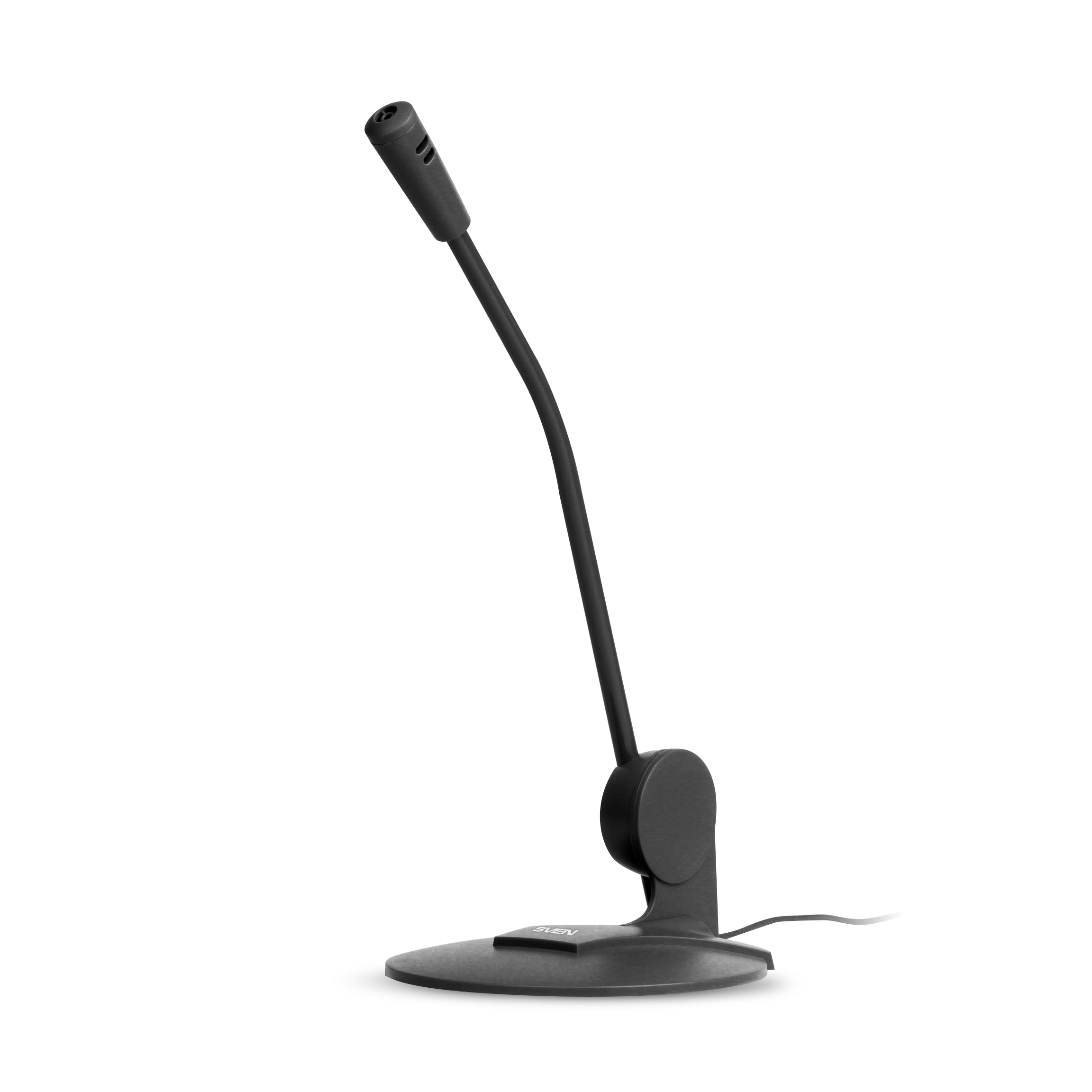 Микрофон SVEN MK-205 (1.8м.,подставка, серый, 50-16000Гц, чувств. -60±3дБ, мини-джек 3.5мм (3 pin)) купить по самой низкой цене