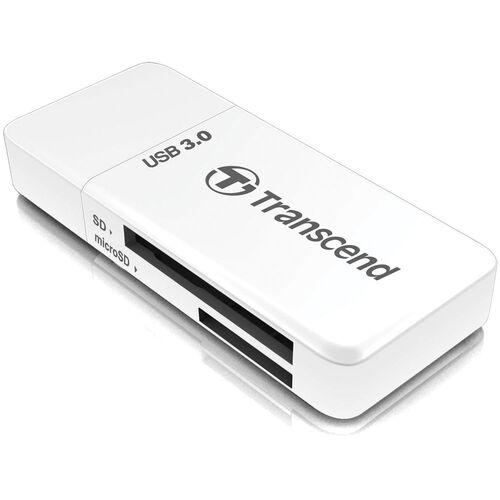 Картридер Transcend (TS-RDF5W) внешн.WHITE, интерф., USB3 Type-A, SDHC, SDXC, microSDHC, microSDXC купить по самой низкой цене