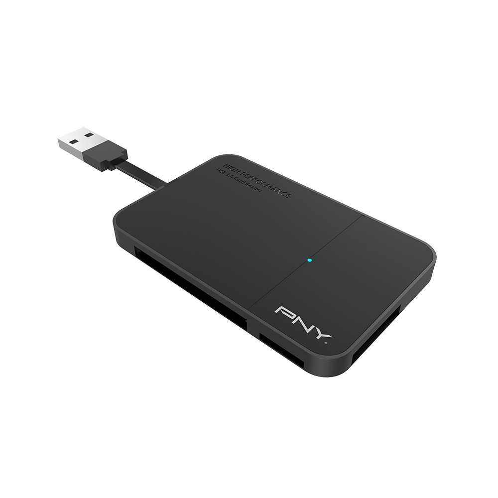 Картридер PNY (FLASHREAD-HIGPER-BX) внешн.USB 3.0 <-> ALL CARD, Black купить по самой низкой цене
