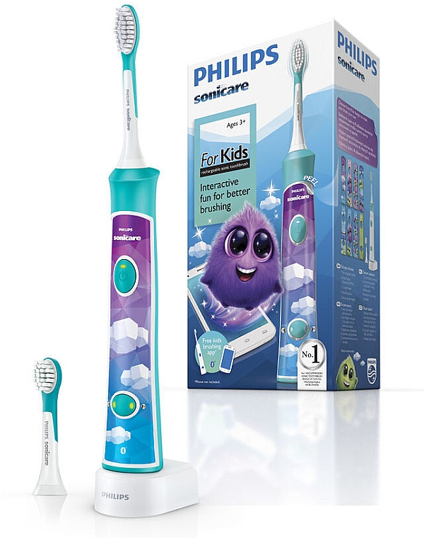 Щетка зубная электрич. Philips Sonicare For Kids HX6322/04 (питание аккум.) купить по самой низкой цене
