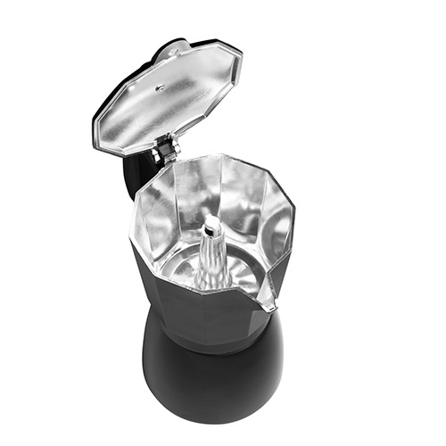 Кофеварка Adler AD 4420 для приготовления эспрессо (520мл., подходит для газовых, злектрич. плит) BLACK купить по самой низкой цене