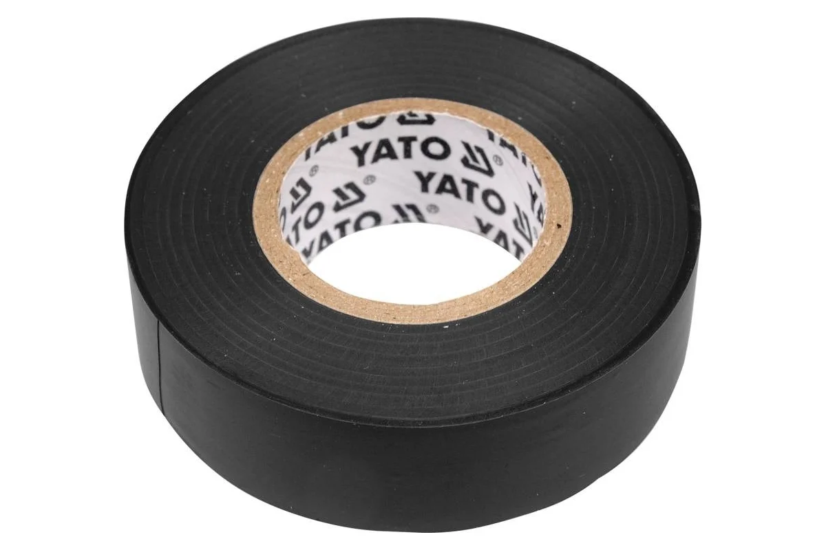 Изолента ПВХ YATO  (YT-8159) 15мм, 20м, черная купить по самой низкой цене