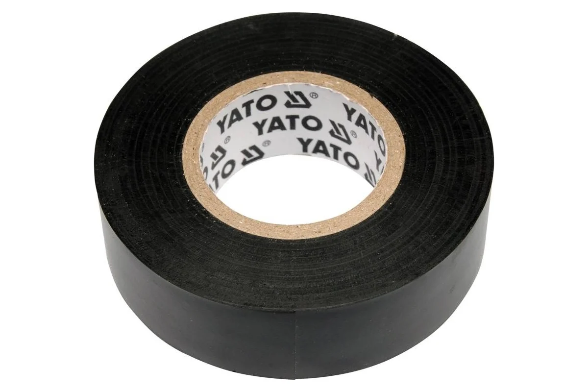 Изолента ПВХ YATO  (YT-8165) 19мм, 20м, черная купить по самой низкой цене