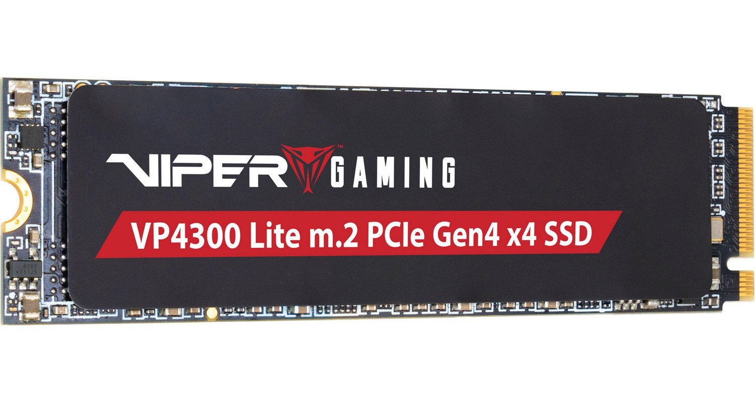 SSD 500Гб, M.2, 2280/PCI-E 4.0 4x,  NVMe, Patriot Viper VP4300 Lite (VP4300L500GM28H) R/W 7000/4000МБ/с купить по самой низкой цене