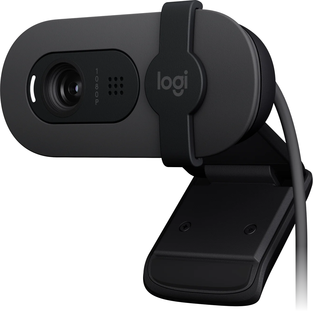 WEB-камера Logitech BRIO 100 GRAPHITE (960-001585) 2Mp, 1080p/30fps (1920x1080pix) USB,  fixed focus, микрофон купить по самой низкой цене