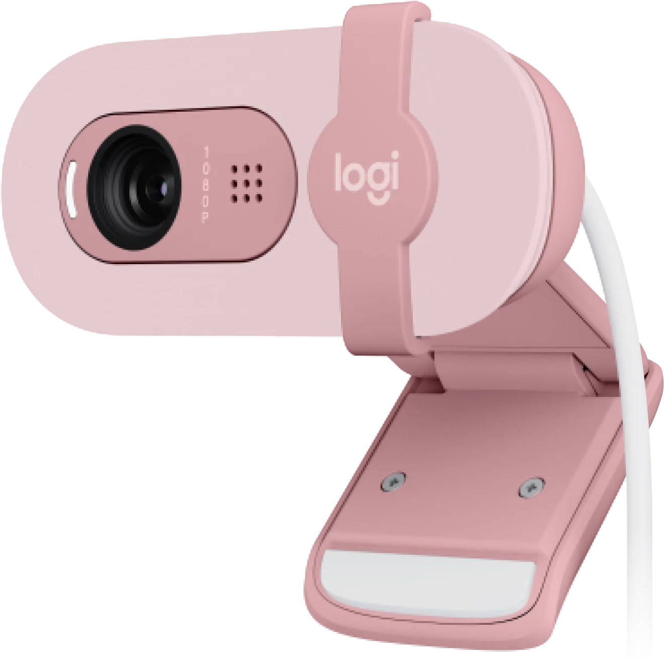 WEB-камера Logitech BRIO 100 ROSE (960-001623) 2Mp, 1080p/30fps (1920x1080pix) USB,  fixed focus, микрофон купить по самой низкой цене