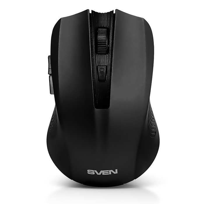 Мышь SVEN RX-350W Wireless, 5+1кл., 600/1000/1400dpi, Black купить по самой низкой цене