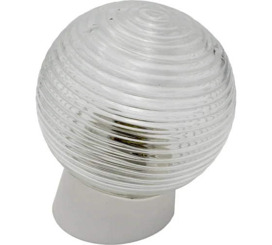 Светильник НБП 01-60-004 У3, косое белое, со стеклом -  шар (ВЭПС) купить по самой низкой цене