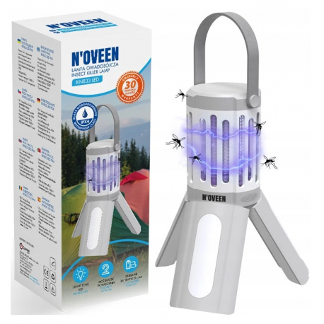 Лампа противомоскит. NOVEEN Insect killer lamp IKN 833 LED (NOVEENIKN833) купить по самой низкой цене